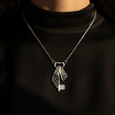 Karamah Keffiyeh Key Necklace
