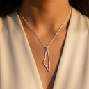 Karamah Palestine Map Necklace