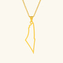Karamah Palestine Map Necklace