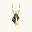 Karamah Keffiyeh Key Necklace