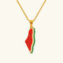 Karamah Palestine Watermelon Necklace