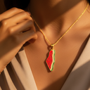 Karamah Palestine Watermelon Necklace