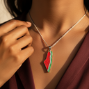 Karamah Palestine Watermelon Necklace