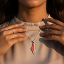 Karamah Palestine Watermelon Necklace