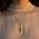 Karamah Palestine Keffiyeh Necklace