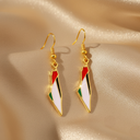 Karamah Palestine Map Earrings