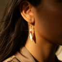 Karamah Palestine Map Earrings