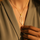 Karamah Palestine Map Necklace