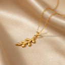 Karamah Palestine Olive Branch Necklace