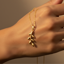 Karamah Palestine Olive Branch Necklace