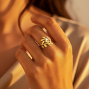 Karamah Palestine Olive Leaf Ring