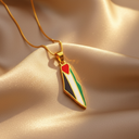 Karamah Palestine Pride Map Necklace