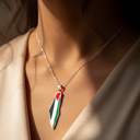 Karamah Palestine Pride Map Necklace