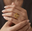 Karamah Palestine Olive Leaf Ring