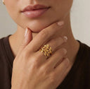 Karamah Palestine Olive Leaf Ring